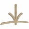 Ekena Millwork Davenport Rough Sawn Timber Gable Bracket, Douglas Fir, 96"W x 48"H x 4"D x 4"F, 12/12 Pitch GBW096X48X0404DAV00RDF - alternate 3